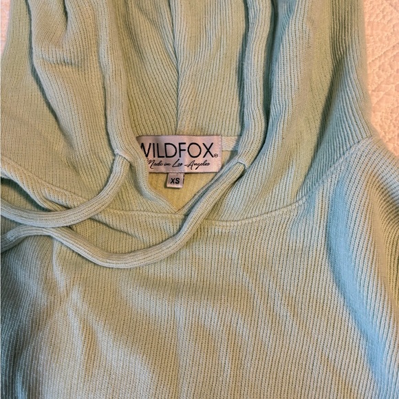 Wildfox cropped hoodie light green - Picture 2 of 2